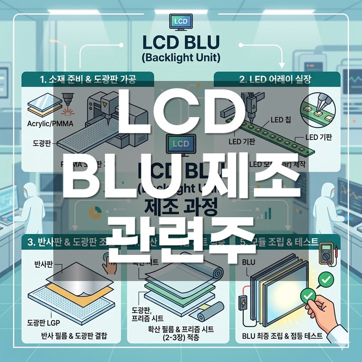 LCD BLU Á¦Á¶ °ü·ÃÁÖ